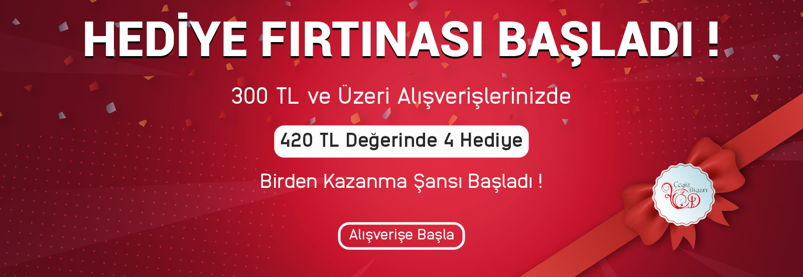 Hediye Yağmuru Başladı !