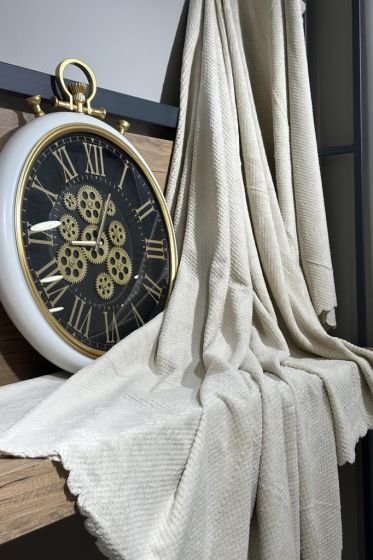 Elegance Pelüş Kaymaz Tabanlı Koltuk Örtüsü 170x215 Cm Bej Fiyatı